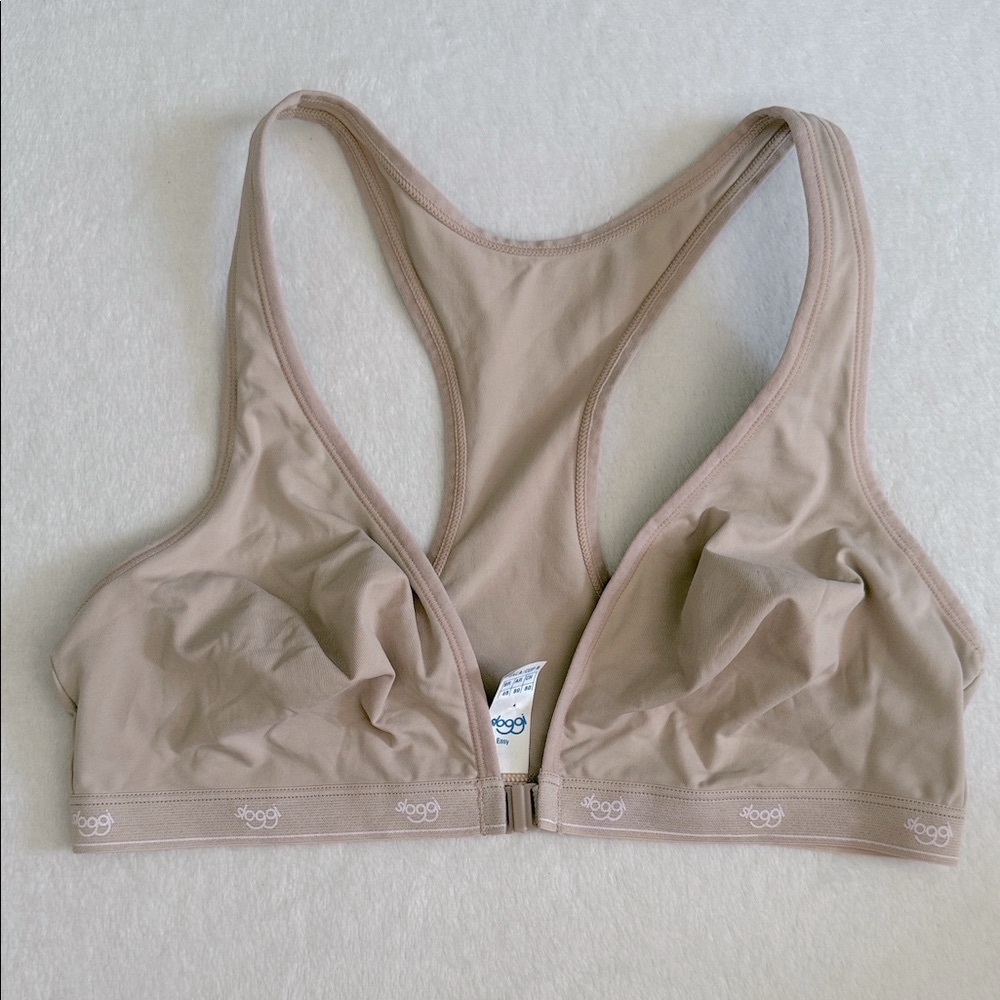 Sloggi | Easy N Front Clasp Closure Wireless Racerback Bra Nude 1104-1